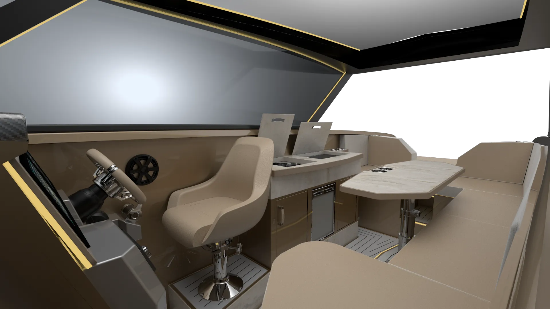 Solunox Vision — galley area